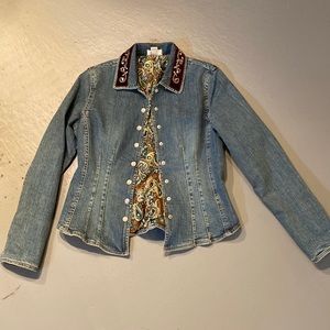 Denim fitted jean jacket